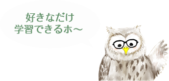 好きなだけ学習できるホ～ 