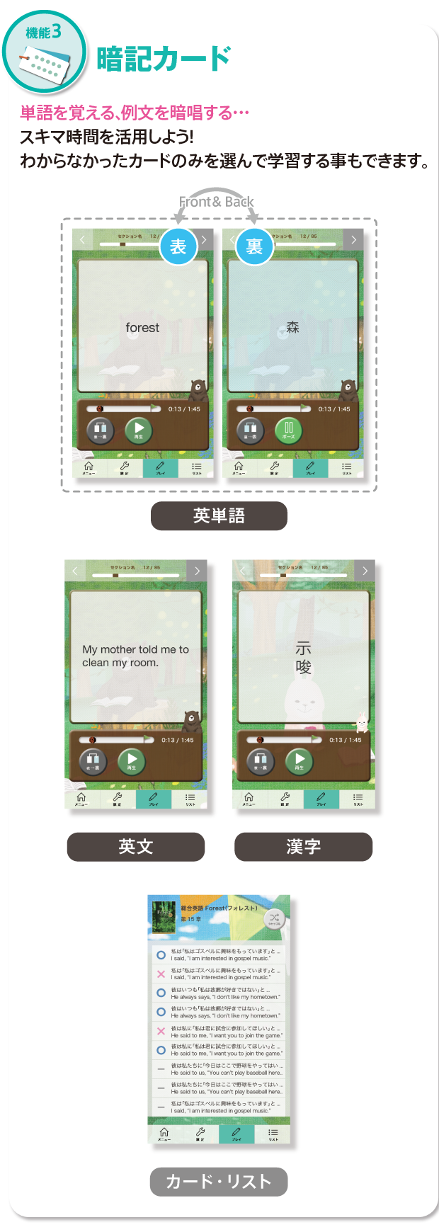 機能３